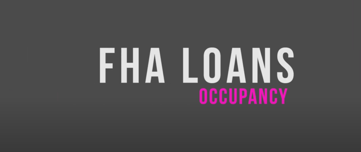 FHA Occupancy