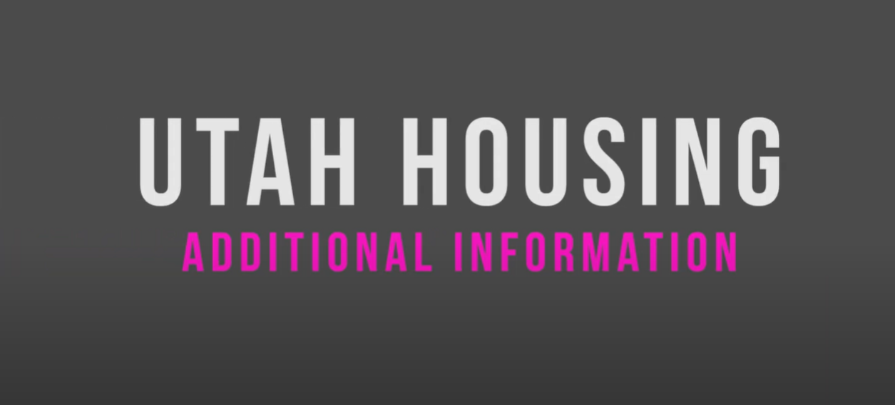 Utah Housing Additional Info