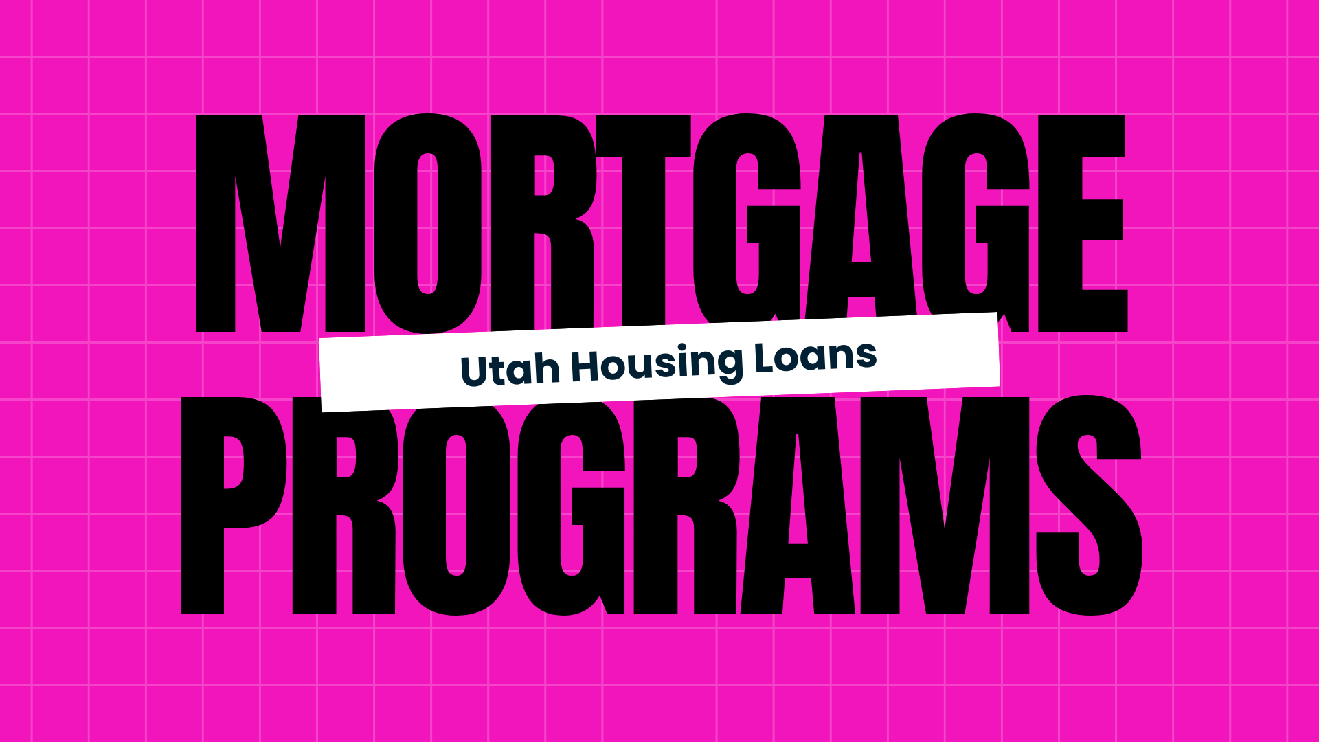 Utah Housing Programs